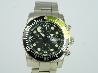 Zeno Watch Basel Airplane Automatik Chronograph Day Date 45mm Ref.6349-7750