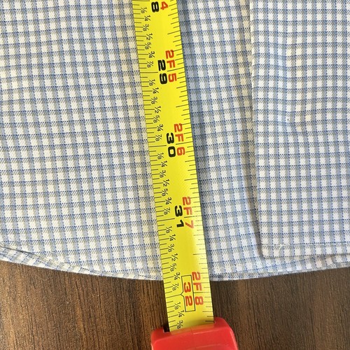 Brooks Men’s Regent Dress Shirt Sz 16-36 French Cuffs Button Up Plaid Non Iron - Picture 15 of 15