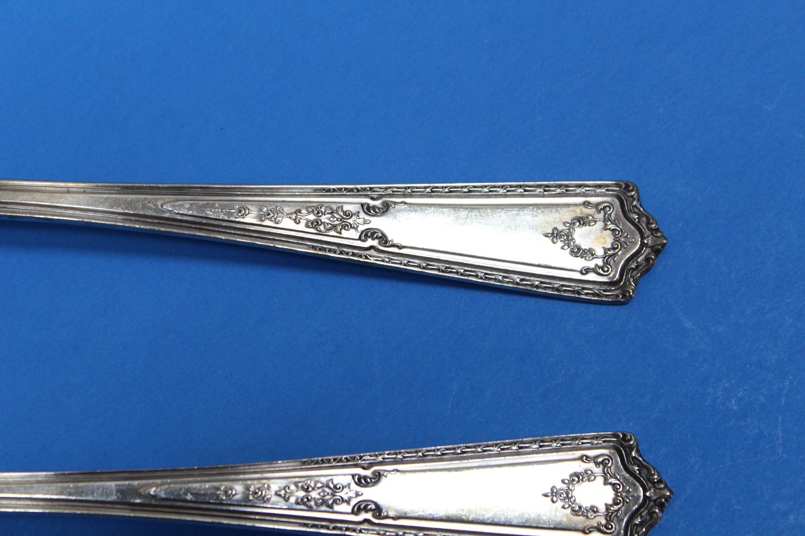 2 Vintage Rogers & Bro Paisley Silverplate Flatware Serving Spoons eBay