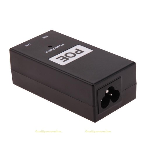 24W/48V 0.5A Desktop POE Power Injector Ethernet Adapter CCTV Power Supply - Afbeelding 5 van 8