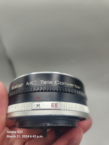 Vivitar MC TELECONVERTER 2X-7 FOR KONICA AR MOUNT - Picture 5 of 6