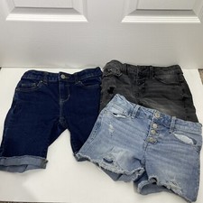 Lot of 3 Girls Size 8 Jean Shorts