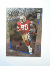 Jerry Rice 1996 UD. Collector's Choice # M42. NM. silver.