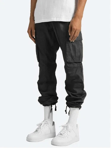 Neu Herren Cargo Arbeitshose Chino Polyesterhose Combat tragen Jeans Größe-32-48 - Bild 10 von 20