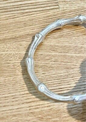 Tiffany & Co. Tiffany / SV925 Bamboo Bangle Bracelet / Silver inner 18cm