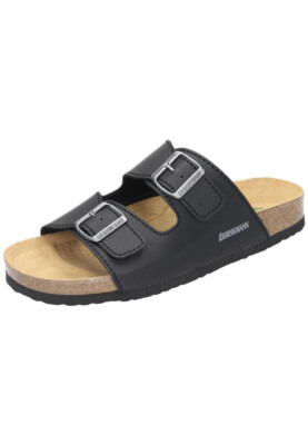 Dr. Brinkmann Pantoletten Herrenschuhe Hausschuhe 600303-1 39-48 schwarz Neu13