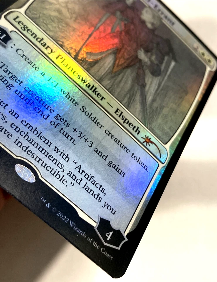 MTG Elspeth, Knight-Errant *SKETCH SHOWCASE FOIL* Secret Lair Drop 701 NM - Image 3 of 4