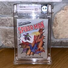 New Atari 2600 Spiderman WATA 9.0 Factory Sealed 1982 Spider-Man A+ Seal