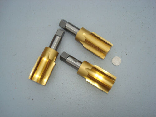 3 pcs Vermont Tool and Die 1-5/8" - 12 H8 thread 6-flute Ti plug, EDP 1104300041 - Picture 3 of 8