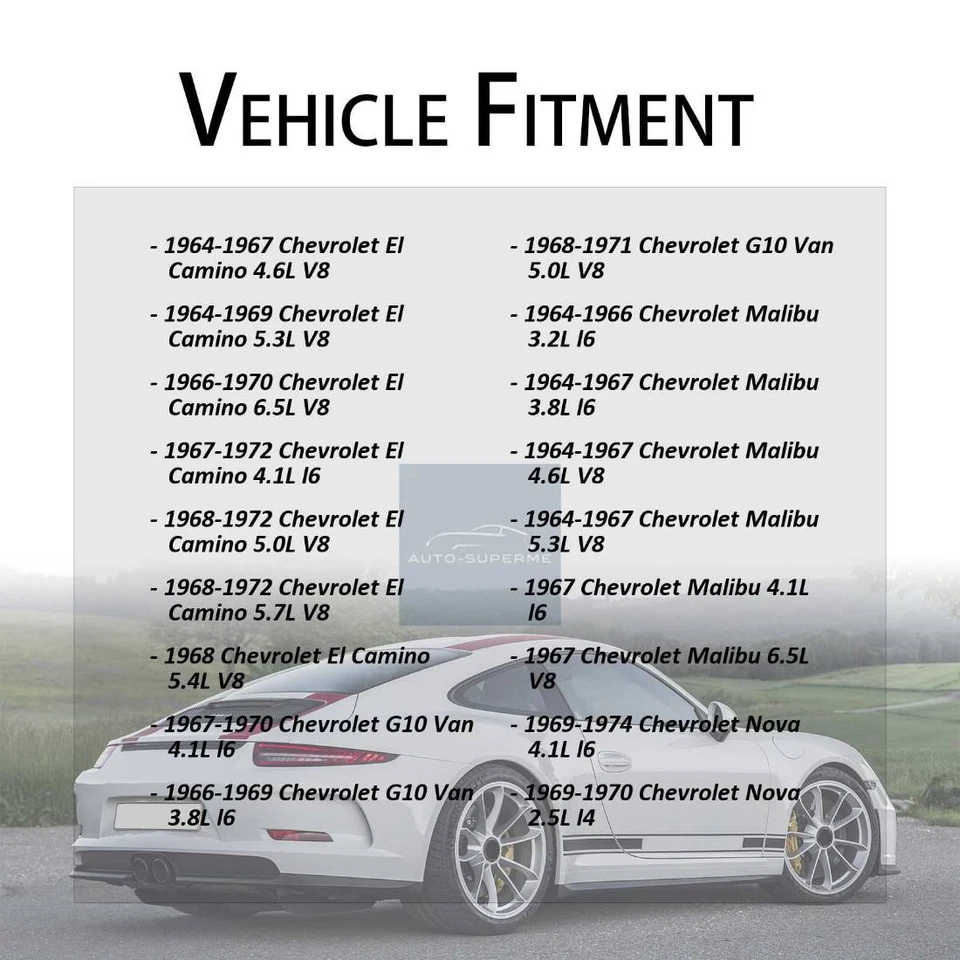 Tambor de freno trasero 2x para Chevrolet Camaro 4,1 L 1967-1974 Foto 4 de 4