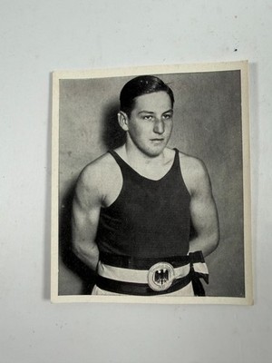 1934 Greiling Rekord im Sport 176 Beck Boxing Bantamweight Champion Card