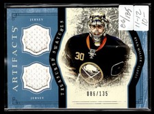 2011-12 Upper Deck Artifacts Treasured Swatches Blue Ryan Miller 086/135 Buffalo