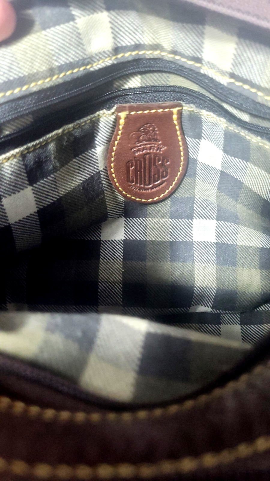 Mark Cross Country Crossbody Messenger Traveling Bag Men Fashion Genuine Leather