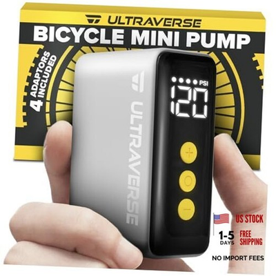 #ad Mini Electric Bike Pump – 120 PSI High Pressure Power Ultra Compact Smart $58.96