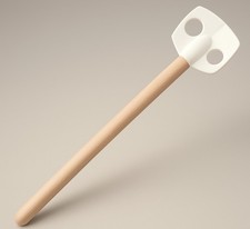 Holzquirl Quirl mit Plastikkopf Rüherstab Handrührer
