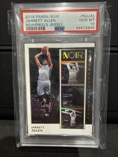 2019 Panini Noir Jarrett Allen Newsreels Jersey /10 PSA 10 Game Used/Worn Pop 1