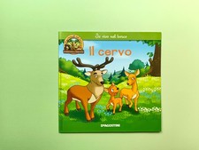LIBRO IL CERVO DE AGOSTINI GLI ANIMALI DEL BOSCO GELSOMINO GELSOMINA PER BAMBINI