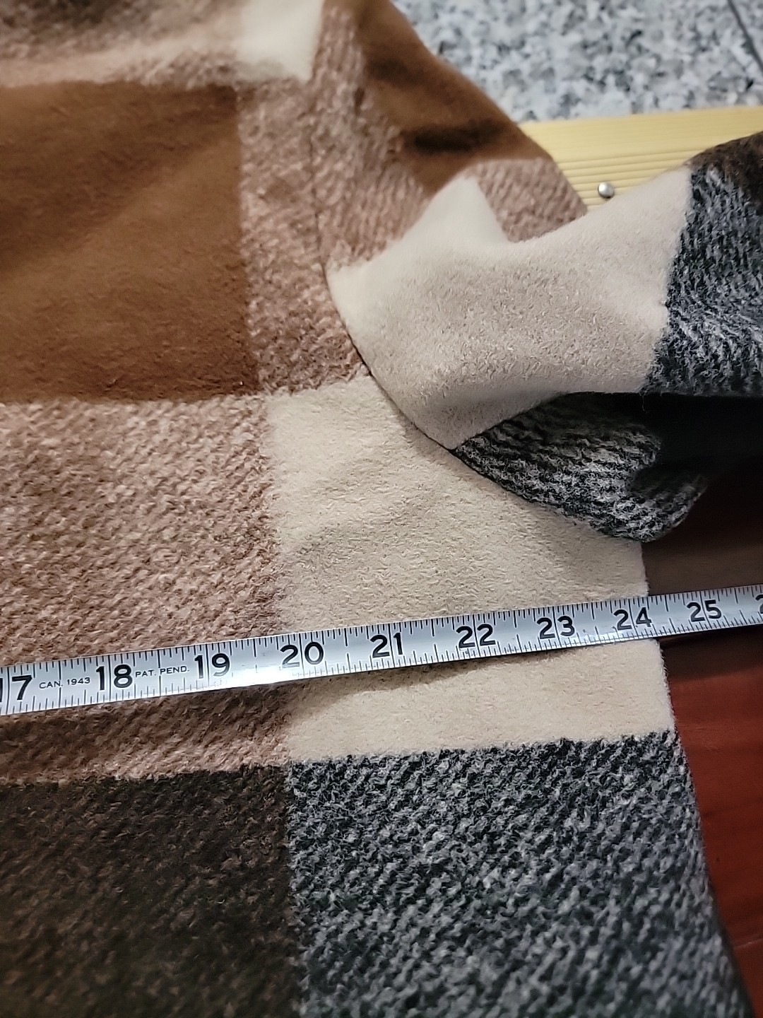 Pendleton Wool Blend Walker Coat  Jacket Cream Br… - image 7