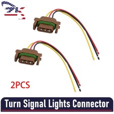 2Pcs Turn Signal Lights Connector 55077120AF Fits For Dodge Ram 1500 2002-2008