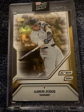 AARON JUDGE 2025 TOPPS MVP COLLECTION #36 GOLD FOIL 31/50 YANKEES