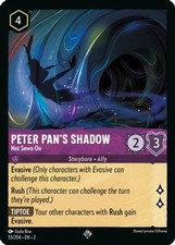 Peter Pan's Shadow - Not Sewn On - Cold Foil- Rise of the Floodborn 60 -Lorcana