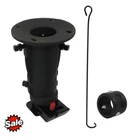 Adjustable Cushioned 5th Wheel to Gooseneck Adapter 12-16" Height C5G 12''-16''