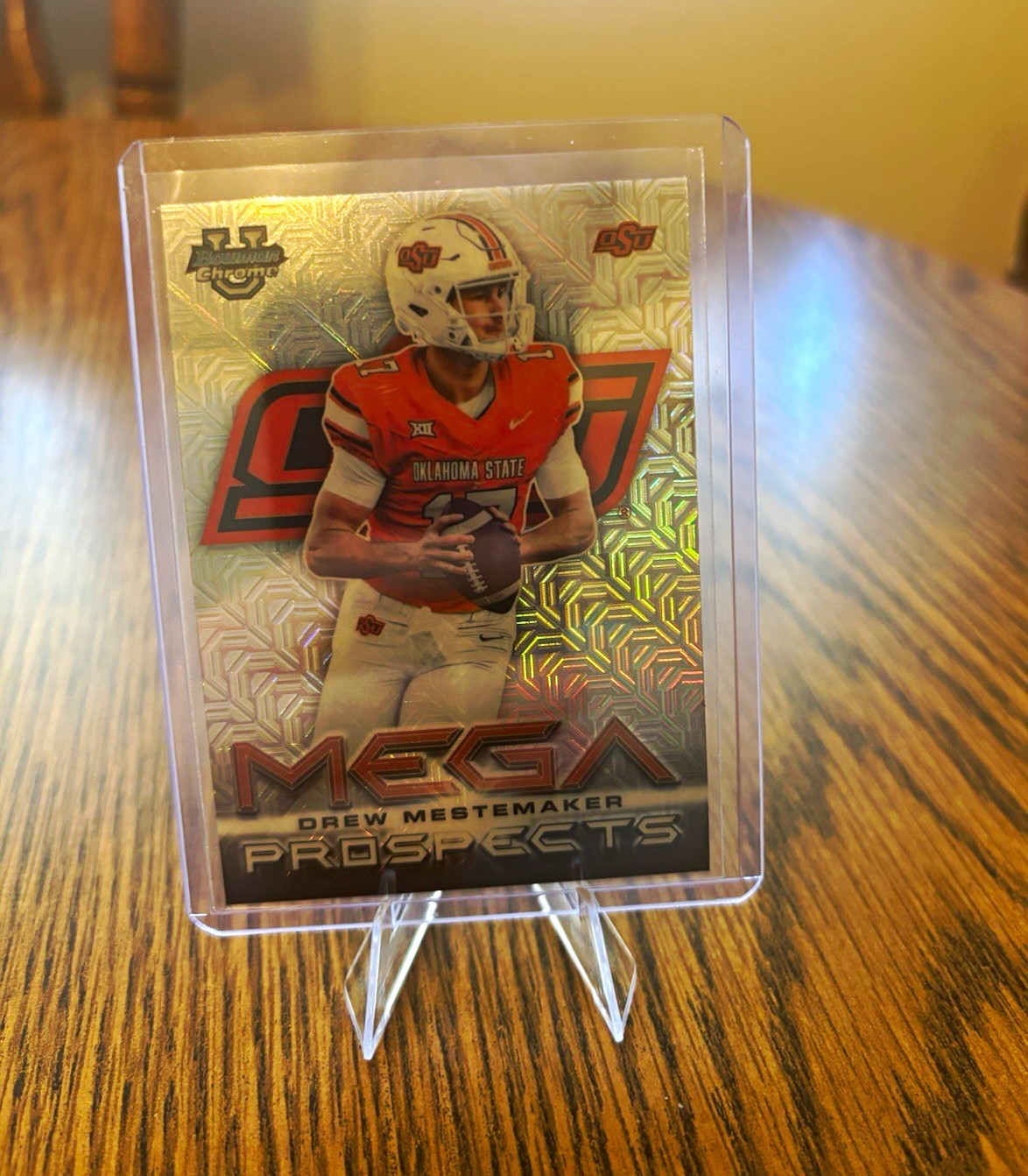 Topps Chrome 2026 Drew Mestemaker MP-2 Mega Prospects Insert Oklahoma State