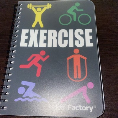 Fitness Journal Log Book Mini Notebook Exercise Workout Goals Book Factory 2013