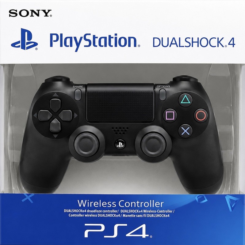 Sony PlayStation DualShock 4 Wireless Controller - Jet Black, Brand New & Sealed