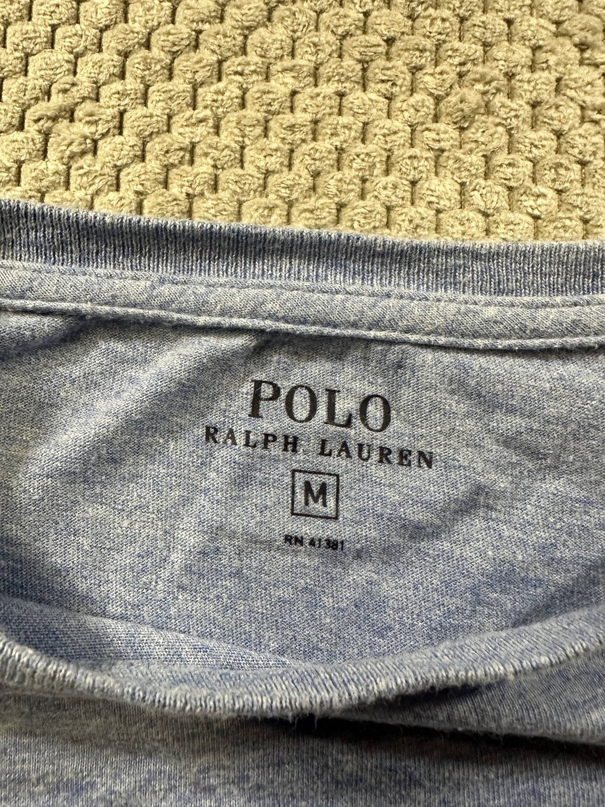 Ralph Lauren Short Sleeved T-Shirt Medium Stonewashed Blue image 3