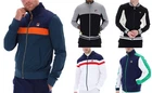 Fila Mens Track Jacket Full Zip Up Casual Classic 80s Retro Sports Top