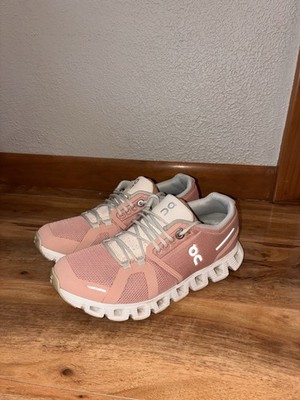 On Cloud 5 Women s Athletic Running Sneaker Shoes, pink - size 6