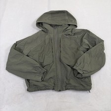 Lululemon Always Effortless Water Resistant Hooded Windbreaker OD Green Size 6