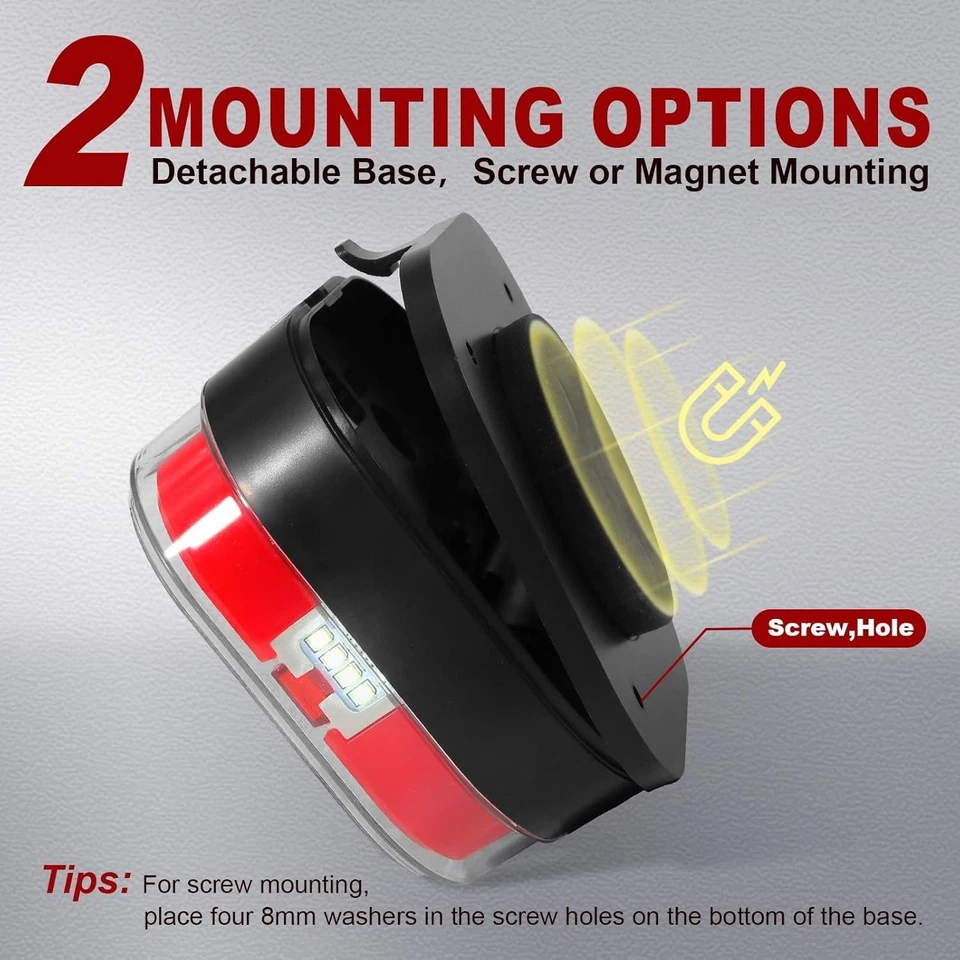 Portable Wireless Tow Lights, 2 Mounting Options - Image 4 of 4