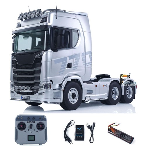 Tractor de radiocontrol KABOLITE 1/14 2 velocidades SCANIA 770S 100 6x6 sonido de bloqueo diferencial para automóvil - Imagen 2 de 24
