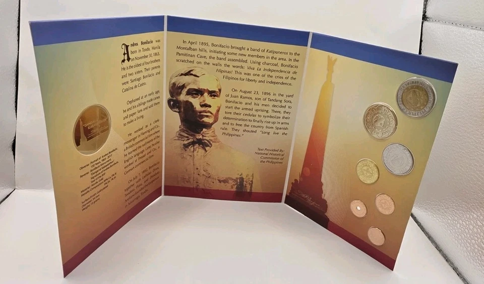 Philippines Commemorative Coin.2013 150 YEARS Andres Bonifacio Blister Pack. - Image 3 of 4