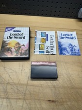 Lord of the Sword Sega Master System, 1988 Complete in Box CIB