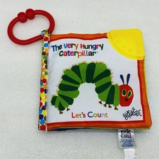 Eric Carle The Very Hungry Caterpillar Let's Count Baby Toy Soft Crinkle Book EX
