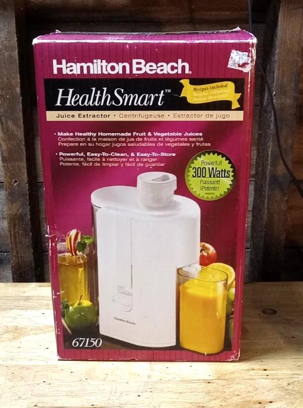 Hamilton Beach HealthSmart Juice Extractor Juicer 67180