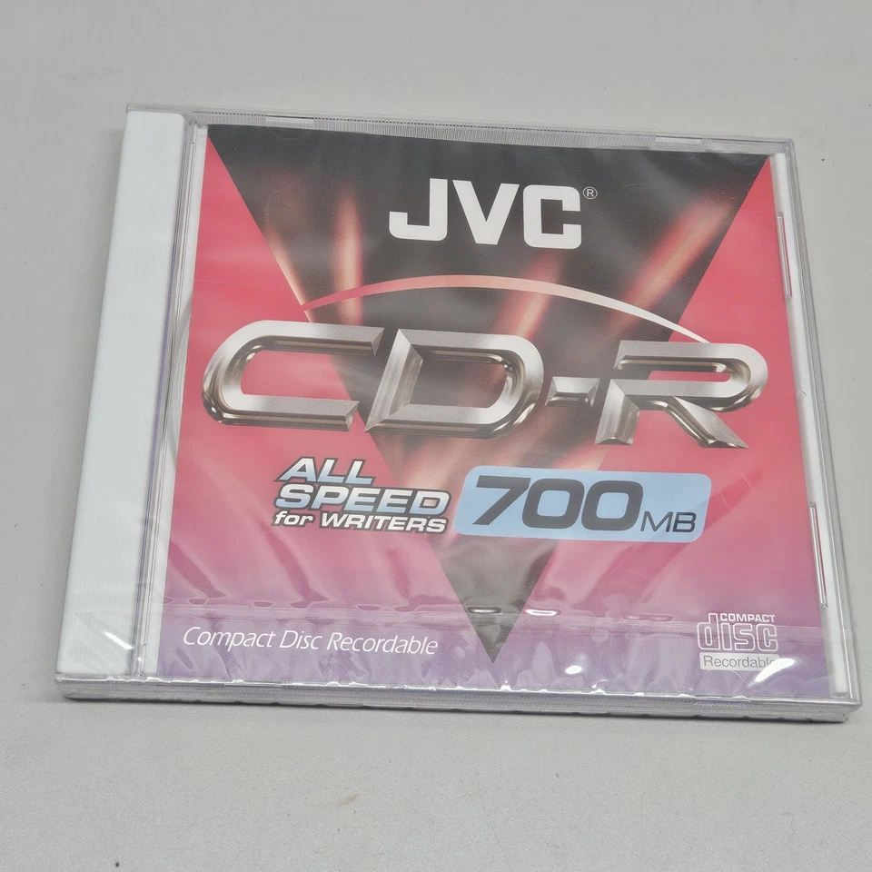 3 JVC CD-R 700 MB Compact Disc Recordable All Speed For Writers Jewel Case New - Image 2 of 4