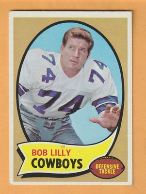 Bob Lilly Dallas Cowboys 1970 Topps #87 HOF TCU Horned Frogs