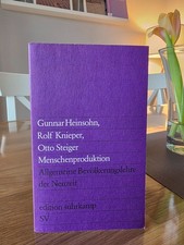 Gunnar Heinsohn Menschenproduktion Allgemeine...