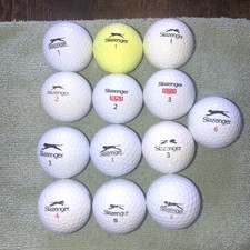 13 X SLAZENGER MIXED GOLF BALLS