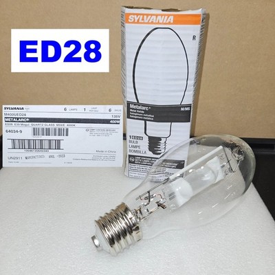  SYLVANIA 400 WATT METALARC COMPACT METAL HALIDE M400/U/BT28, ED28 BULBS MVR400