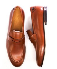 895 SALVATORE FERRAGAMO - GOYA" Brown Gancini Loafers - 7 D