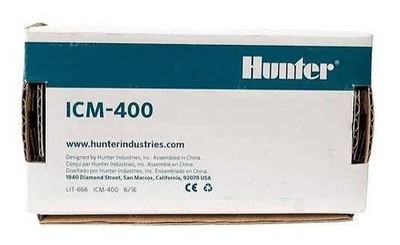 Hunter ICM-400 4-Zone Station Expansion Module for ICC ICC2 Timer Controller NIB