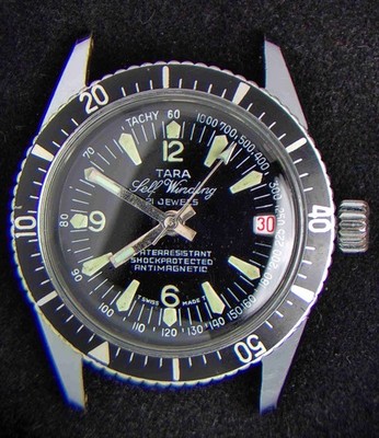 Tara Self-Winding Submariner BFG 158 Herren Vintage Swiss Uhr -- Ersatzteile/Reparaturen