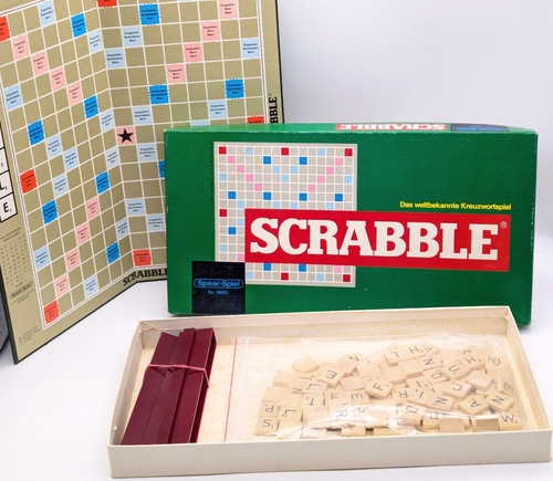 Scrabble Original Brettspiel Legespiel vollständig Holz Steine Vintage - Bild 1 von 10