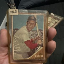 Topps 1962 Stan Musial #50 St. Louis Cardinals Baseball Card