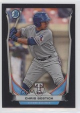 2014 Bowman Prospects Chrome Black Refractor 61/99 Chris Bostick #BCP78 0c2